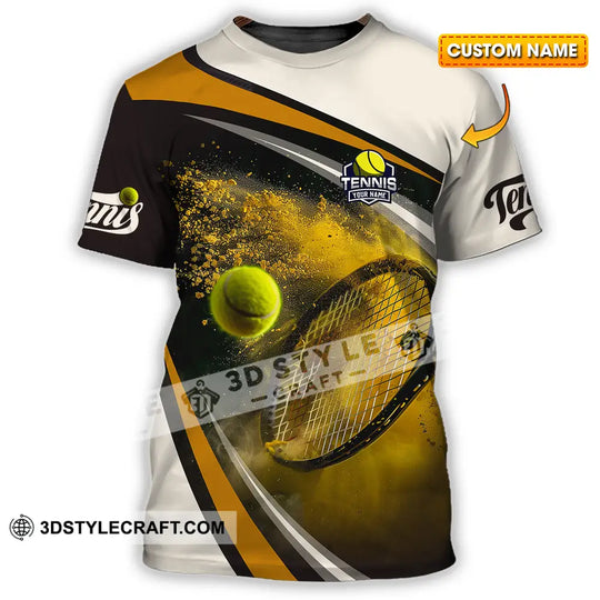 Unisex Shirt - Custom Text Shirt Tennis style option 1