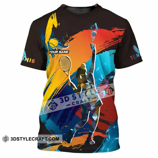 Unisex Shirt - Custom Text Shirt, Tennis Shirt style option 4