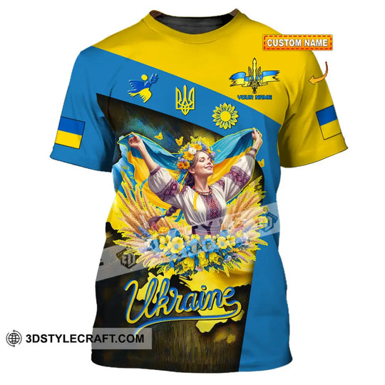 Unisex Shirt - Custom Text Shirt, Ukraine Shirt style option 1