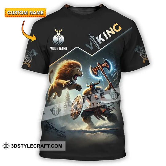 Unisex Shirt - Custom Text Shirt Viking style option 1