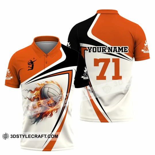 Unisex Shirt - Custom Text Shirt Volleyball style option 4