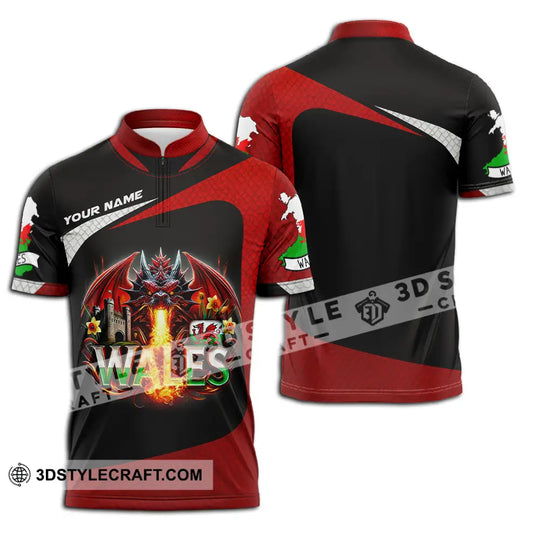 Unisex Shirt - Custom Text Shirt Wales style option 2