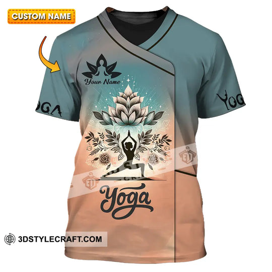 Unisex Shirt - Custom Text Shirt Yoga style option 1