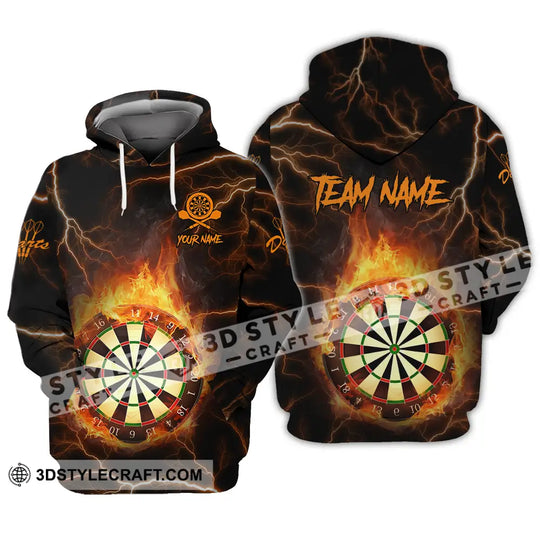 Unisex Shirt - Custom Texts Fire Darts Sport Shirt style option 4