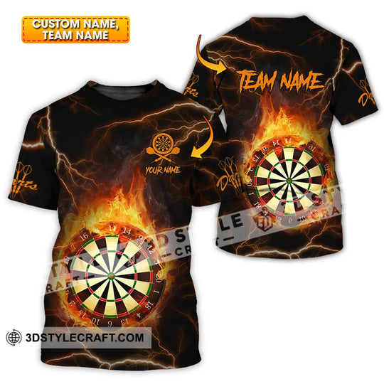 Unisex Shirt - Custom Texts Fire Darts Sport Shirt style option 1
