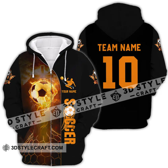 Unisex Shirt - Custom Texts Shirt Soccer style option 4