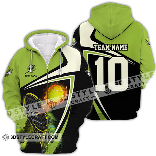 Unisex Shirt - Custom Texts Sport Shirt, Fire Tennis Ball style option 4