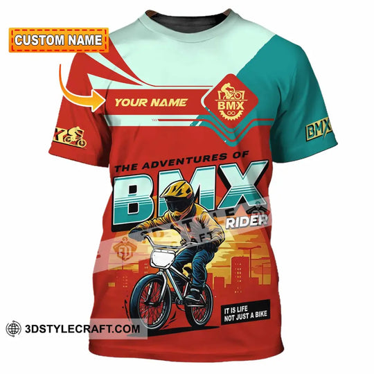 Unisex Shirt - Custom The Adventures Of BMX Rider Shirt style option 1