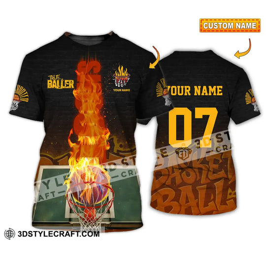 Unisex Shirt - Custom The Baller Basketball Shirt style option 1