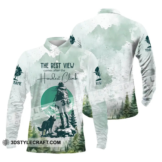 Unisex Shirt - Custom The Best View Comes After The Hardest Climb Shirt style option 4
