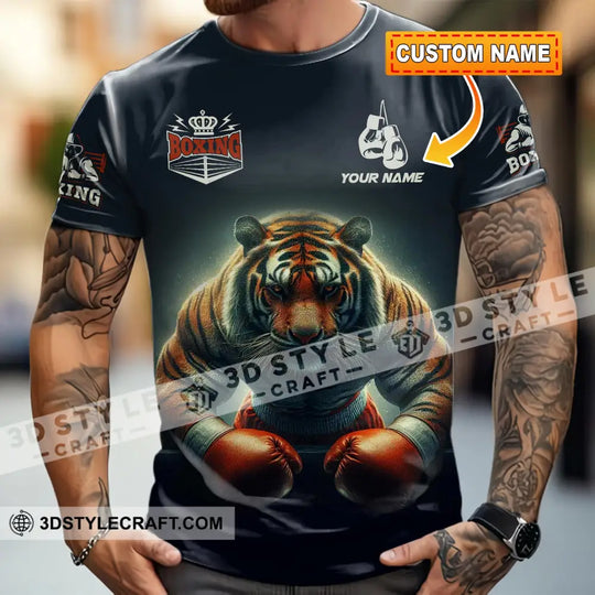 Unisex Shirt - Custom Tiger Boxing Lover Classic Shirt style option 1