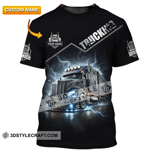 Unisex Shirt - Custom Trucker, Keep On Trucking 3D Shirt style option 1