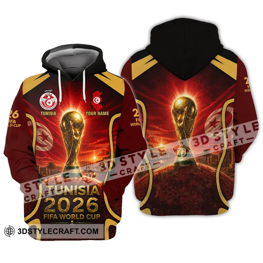 Unisex Shirt - Custom Tunisia World Cup 2026 Shirt style option 3