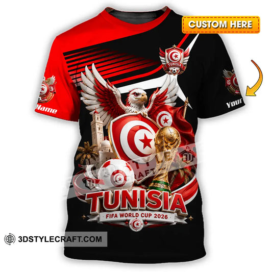 Unisex Shirt - Custom Tunisia World Cup 2026 Shirt - T-shirt