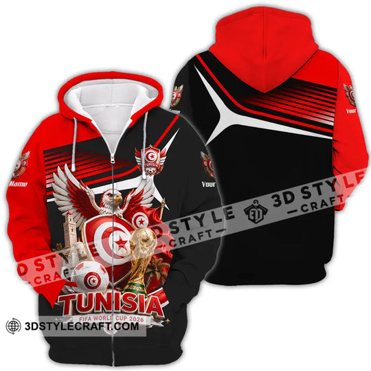 Unisex Shirt - Custom Tunisia World Cup 2026 Shirt style option 4