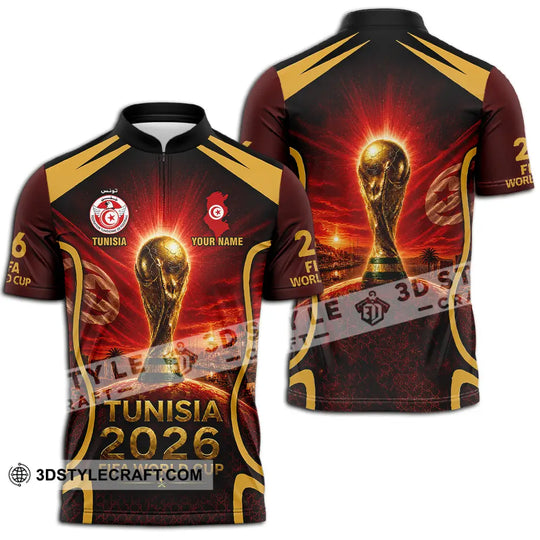 Unisex Shirt - Custom Tunisia World Cup 2026 Shirt style option 2