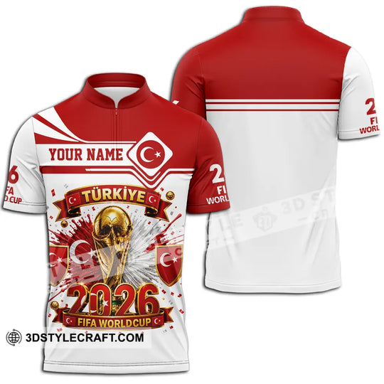 Unisex Shirt - Custom Turkey World Cup 2026 Shirt style option 2