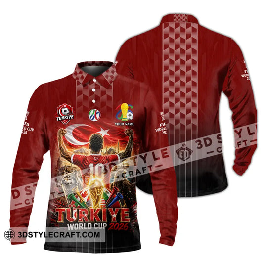Unisex Shirt - Custom Turkiye World Cup 2026 Shirt style option 4