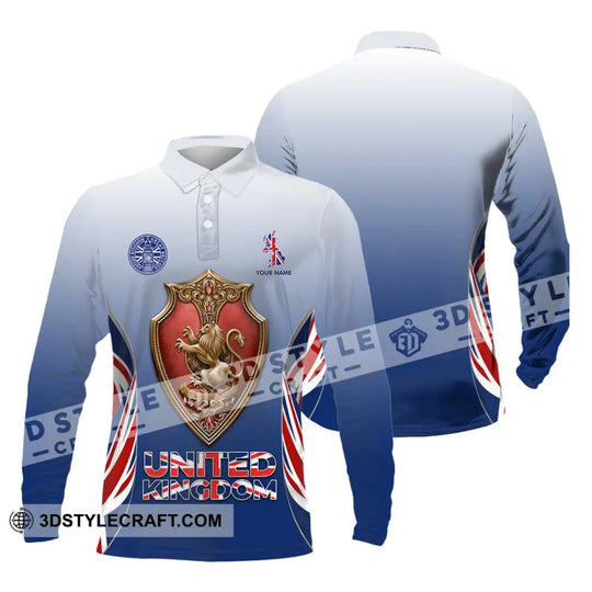Unisex Shirt - Custom United Kingdom 3D Shirt style option 4