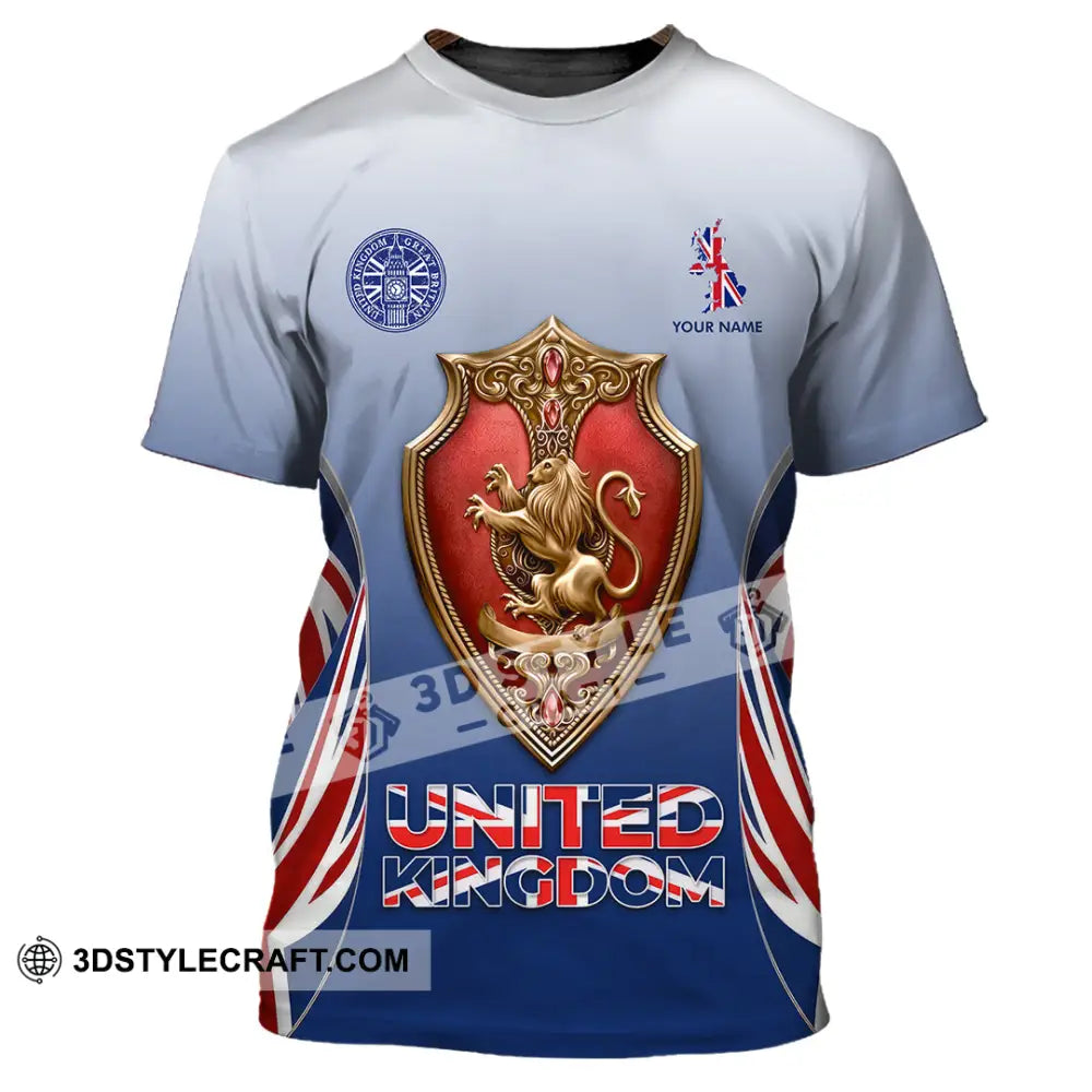 Unisex Shirt - Custom United Kingdom 3D Shirt T-Shirt / S T-shirt