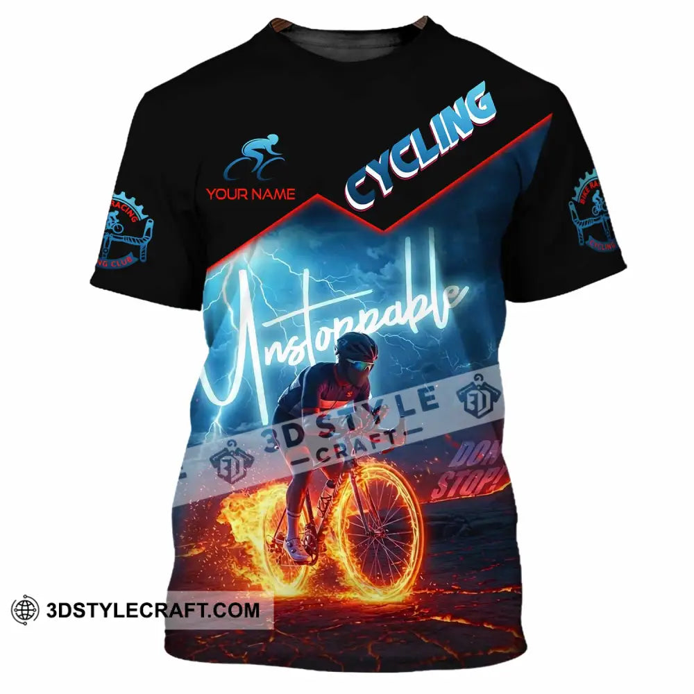Unisex Shirt - Custom Unstoppable Cycling 3D Shirt T-Shirt / S T-shirt