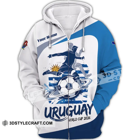 Unisex Shirt - Custom Uruguay Fifa World Cup 2026 3D Shirt style option 3