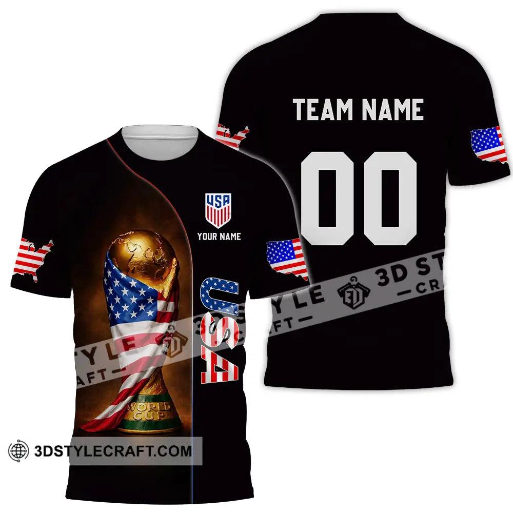 Unisex Shirt - Custom USA 3D Shirt T-Shirt / S T-shirt