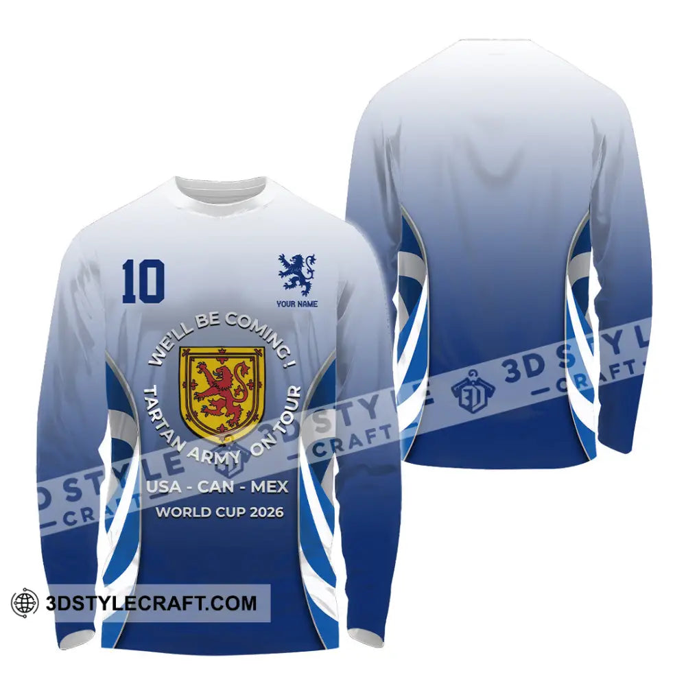 Unisex Shirt - Custom USA CAN MEX World Cup 2026 3D Shirt Long Sleeve Shirt / S T-shirt