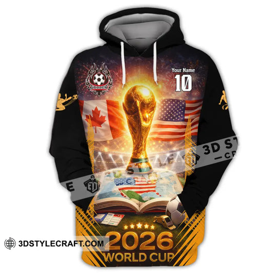 Unisex Shirt - Custom USA Canada World Cup 2026 3D Shirt style option 3