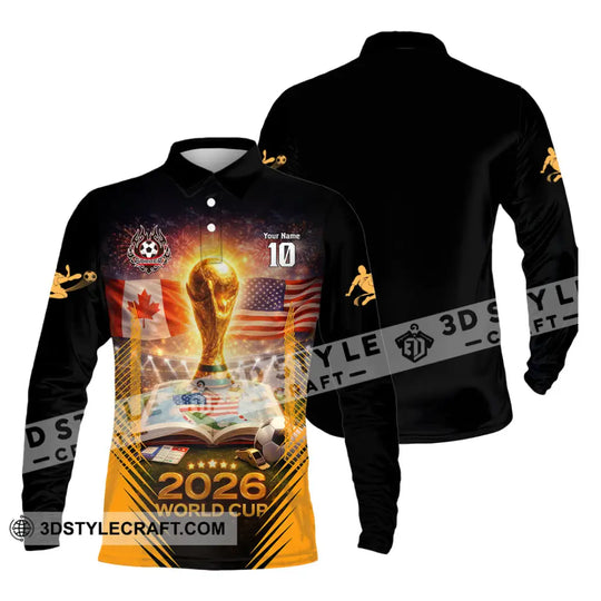 Unisex Shirt - Custom USA Canada World Cup 2026 3D Shirt style option 4