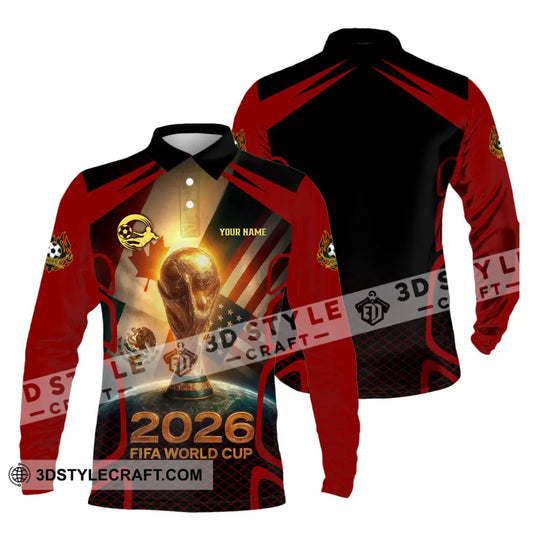 Unisex Shirt - Custom USA Canada World Cup 2026 3D Shirt style option 4