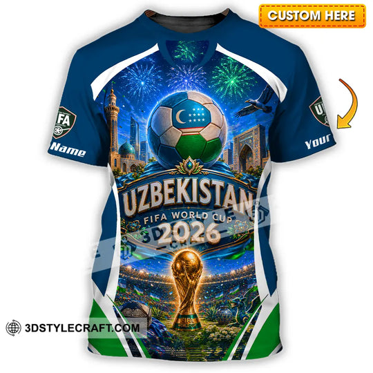 Unisex Shirt - Custom Uzbekistan World Cup 2026 Shirt style option 1