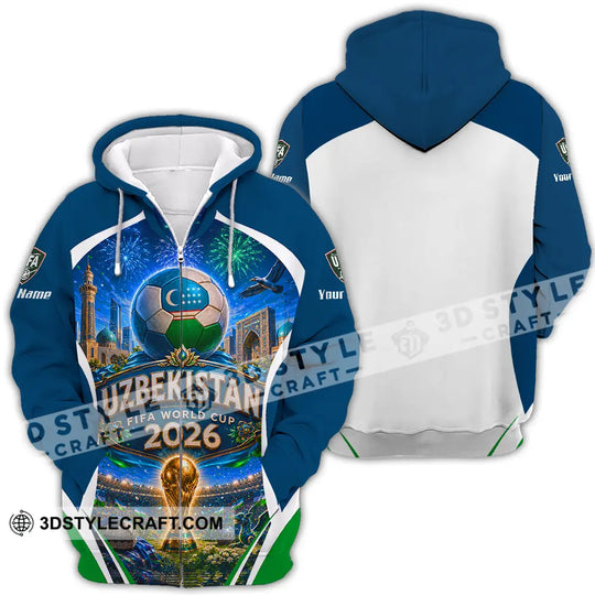 Unisex Shirt - Custom Uzbekistan World Cup 2026 Shirt style option 4