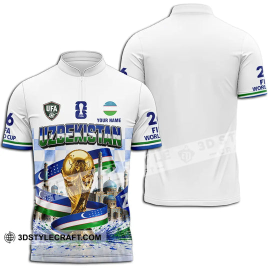Unisex Shirt - Custom Uzbekistan World Cup 2026 Shirt style option 2