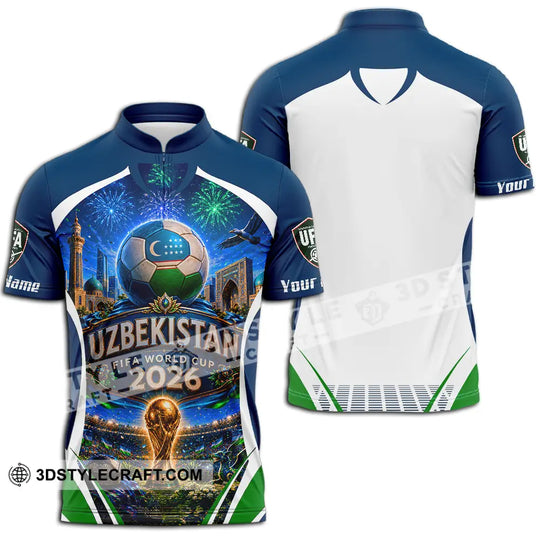 Unisex Shirt - Custom Uzbekistan World Cup 2026 Shirt style option 2