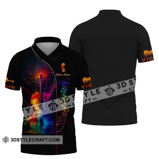 Unisex Shirt Custom Violin Lover Shirt Polo Shirt / S T shirt