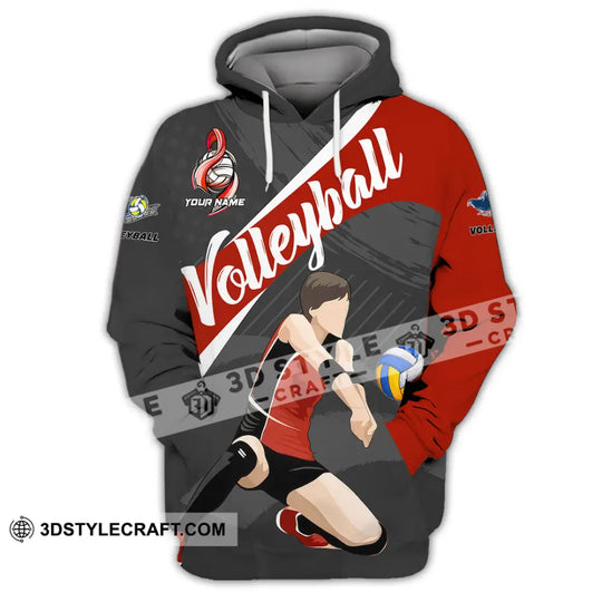Unisex Shirt - Custom Volleyball 3D Shirt style option 2
