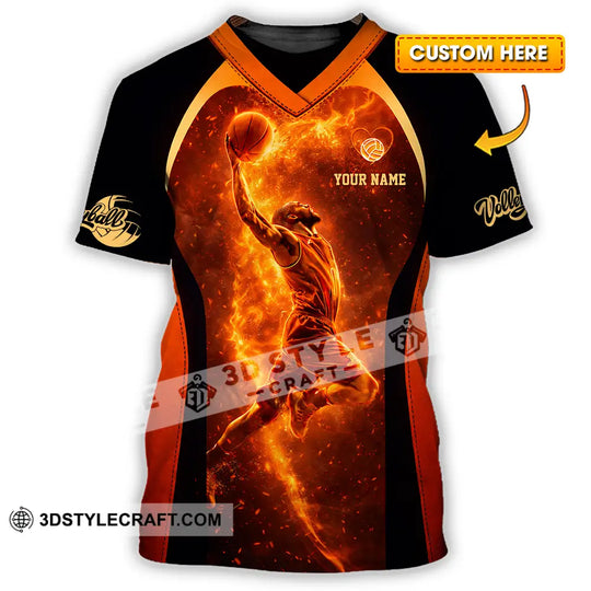 Unisex Shirt - Custom Volleyball 3D Shirt style option 1