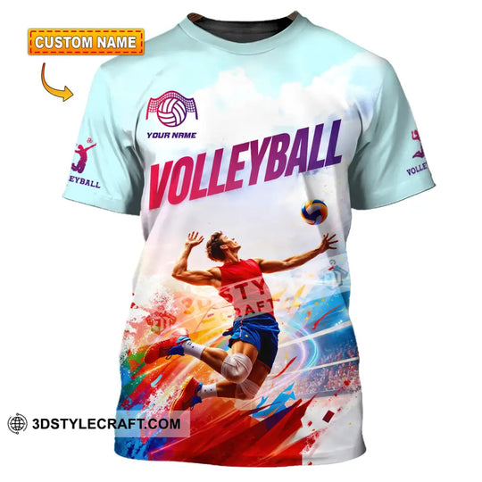Unisex Shirt - Custom Volleyball 3D Shirt style option 1