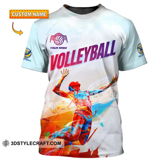 Unisex Shirt - Custom Volleyball 3D Shirt style option 1