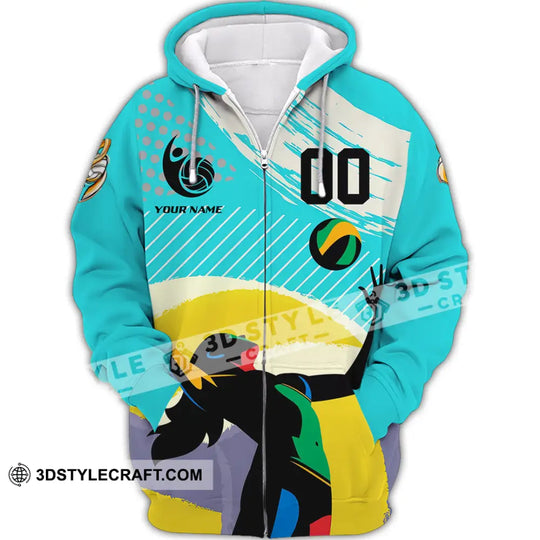 Unisex Shirt - Custom Volleyball 3D Shirt style option 3