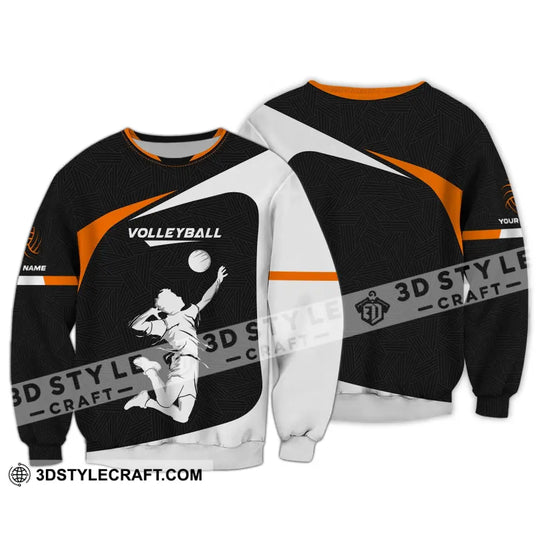 Unisex Shirt, Custom Volleyball Shirt, Volleyball Sweater, T-Shirt for Volleyball Team, Gift for Volleyball Players style option 3