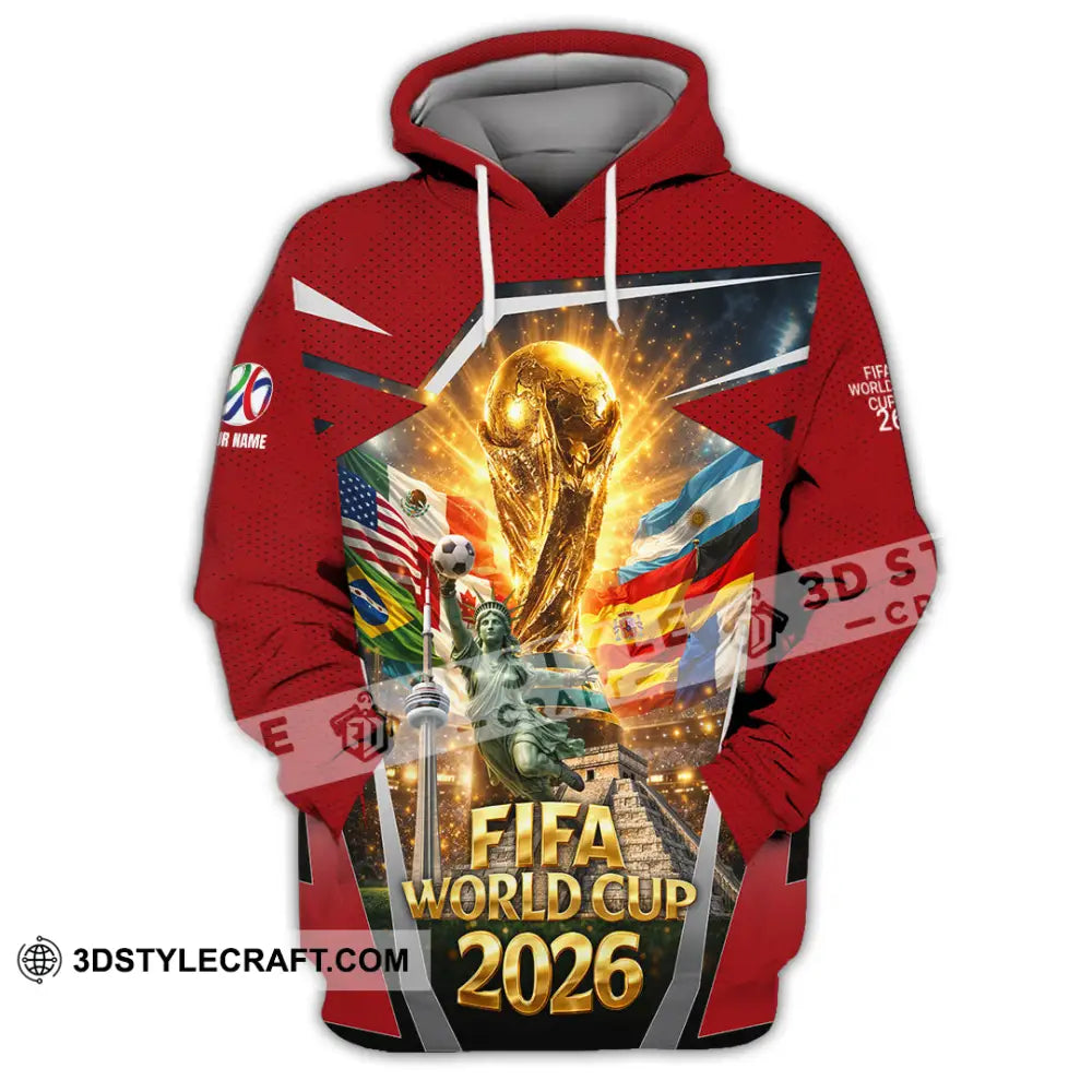 Unisex Shirt - Custom World Cup 2026 3D Shirt Hoodie / S T-shirt