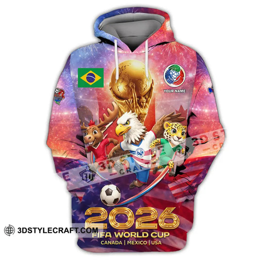 Unisex Shirt - Custom World Cup 2026 3D Shirt style option 2