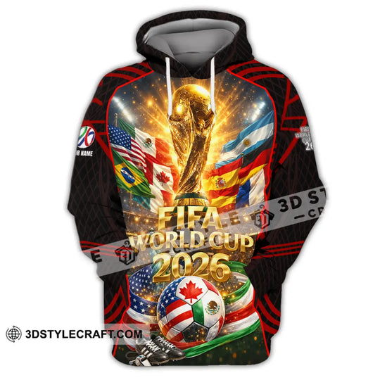 Unisex Shirt - Custom World Cup 2026 3D Shirt style option 3