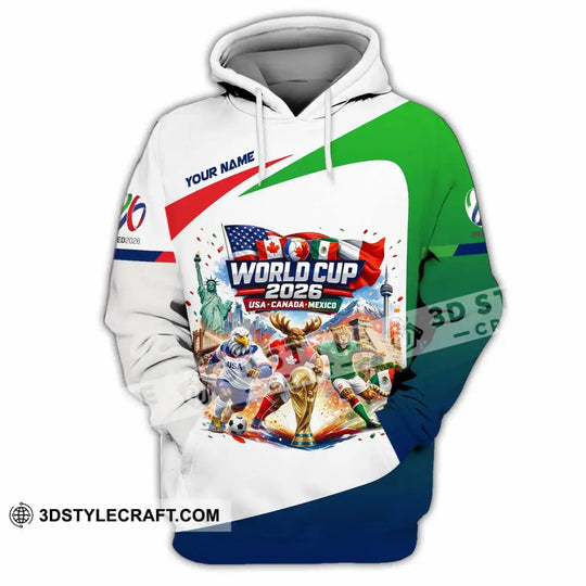 Unisex Shirt - Custom World Cup 2026 3D Shirt style option 3