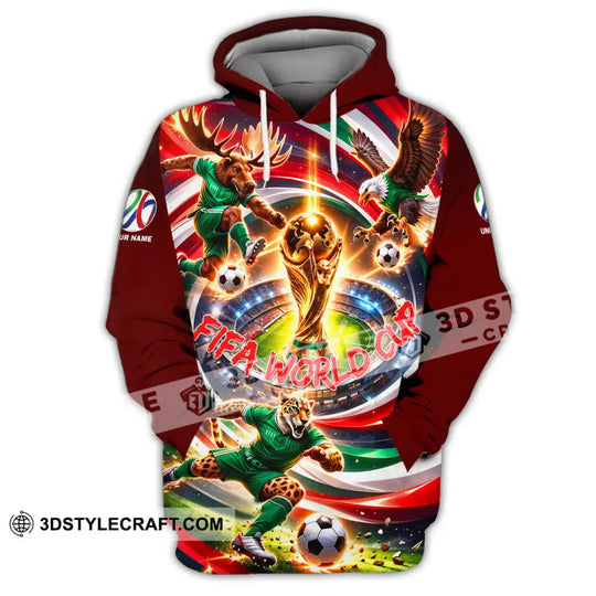 Unisex Shirt - Custom World Cup 2026 3D Shirt style option 2