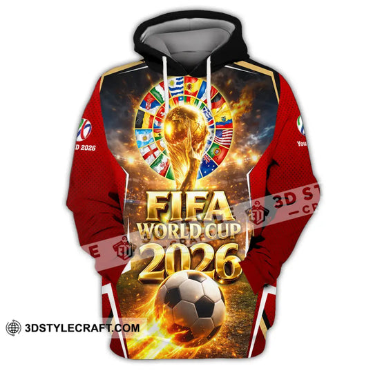 Unisex Shirt - Custom World Cup 2026 3D Shirt style option 2