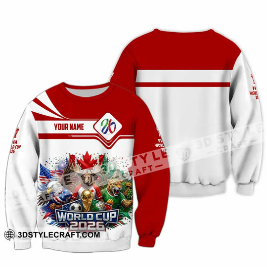Unisex Shirt - Custom World Cup 2026 3D Shirt style option 3