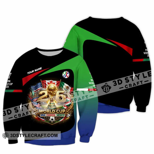 Unisex Shirt - Custom World Cup 2026 3D Shirt style option 3
